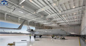 Hangars d'avions préfabriqués en acier Solutions de stockage modernes personnalisées pour hélicoptères Avions à voilure fixe Assemblage rapide rentable - Product Image 2