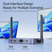 Kit émetteur-récepteur HDMI 4K 30Hz 50m, extenseur HDMI sans fil double bande 2.4G 5G avec audio VGA pour ordinateur portable, téléviseur, projecteur OEM