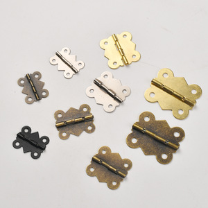 Antique Style Butterfly Hinge Iron Surface Mount Traditional Design For Cabinet Wooden Box 90 180 Degree Hinges - Product Image 3