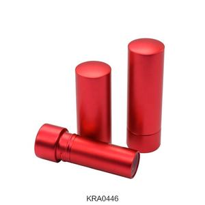 Emballage de tube de rouge à lèvres rechargeable à étiquette privée, tube rond en aluminium pour rouge à lèvres, baume à lèvres, tube de rouge à lèvres en métal - Product Image 6