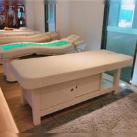 Meubles de salon modernes réglables de haute qualité, table de massage en bois massif, table de SPA, chaise cosmétique, lit de beauté pour salon