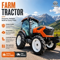 Tracteur agricole certifié CE FULCORE avec frein à air en option et commande de changement de vitesse pour les exploitations agricoles moyennes et grandes