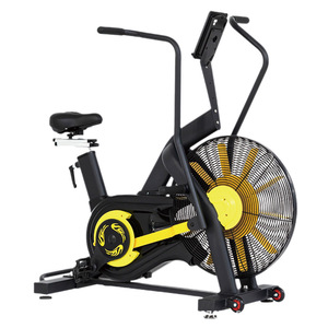 Bicicleta Estática con Resistencia al Aire, Funcionamiento con Ventilador, Marco de Acero, Uso en Casa u Oficina, Carga Máxima de 160 kg, Transmisión por Cadena - Product Image 1