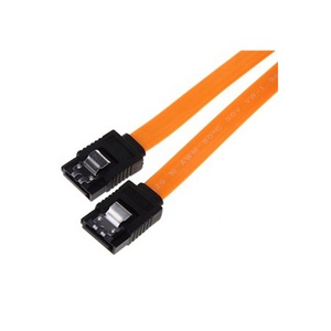 20 ans d'expérience dans la fourniture directe d'usine de câble de données de type verrou femelle <span class=keywords><strong>ATA</strong></span> III 7 broches à 7 broches pour le matériel informatique - Product Image 5