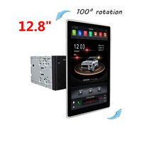 Système Android 9.0 de 12,8 pouces, écran rotatif à 100 degrés, navigateur multimédia pour machine Tesla universelle 4+32