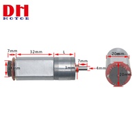 Moteur à engrenages électrique 12V DIY avec réducteur pour voitures RC, robots, modèles et jouets, construction à aimant permanent de diamètre extérieur