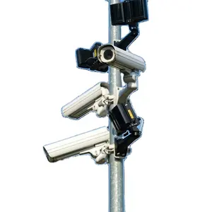 Desain populer keamanan model panas 10m 11m 12m tiang kamera teleskopik untuk dijual