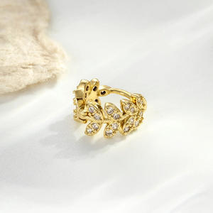 Серьги-кольца YULING Fashion Hoop, роскошные ювелирные изделия, позолоченная нержавеющая сталь, женские серьги, оптом - Product Image 4