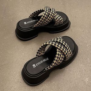 Sandales compensées pour femmes, style plage, pour l'extérieur en été - Product Image 5