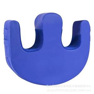 Almohadilla giratoria en forma de U azul para alivio de la presión en las piernas, cojín de cuidado, origen Hengshui, Hebei, caja de 20 unidades. - Product Image 1
