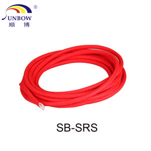 Goma de silicona de 2,0mm reforzada con trenza de fibra de vidrio no alcalina, manga de fibra de vidrio dentro de la fibra exterior de goma - Product Image 3