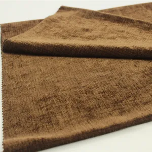 IFR 100 polyester raw material chenille curtain roll fabric textile