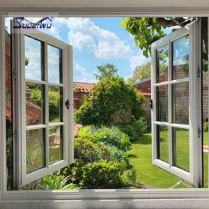 Fenêtre à battants en aluminium avec double vitrage clair trempé NFRC pour l'Amérique du Nord, fenêtre en <span class=keywords><strong>baie</strong></span> - Product Image 3