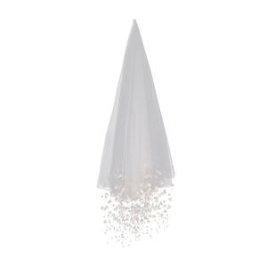 Sf3037f <span class=keywords><strong>2026</strong></span> नई हॉट-सेलिंग टासल पर्सी ब्राइडल गाउन एक्सेसरीज, फोटो प्रोप्स, हस्तनिर्मित नकली मोती घूंघट - Product Image 5