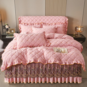 Nouvelle parure de lit en coton égyptien d'hiver, quatre pièces, 600TC, moderne - Product Image 3