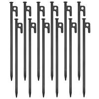 Piquets de tente en spirale en acier inoxydable robustes - 20/30/40 cm - Piquets de plage pour toutes les saisons - Accessoire extérieur