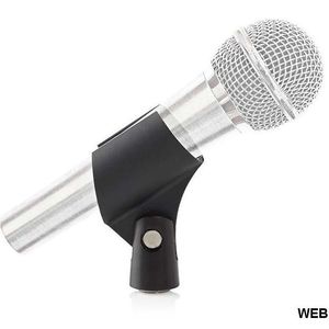 Universal <b>Microphone</b> <b>Stand</b> 5/8 Inch And 3/8 Inch Screw Black Mount For Studio Use - Product Image 3