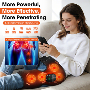Appareil de <span class=keywords><strong>massage</strong></span> vibrant chauffant sans fil à piles pour fesses et cuisses, soulagement de la douleur, ceinture herniaire, masseur pour les articulations de la hanche et les jambes - Product Image 3