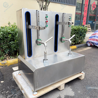 Hoge duurzaamheid fruit- en groenteschilmachine, roterende fruitschiller van roestvrij staal voor pompoen, watermeloen, broodvrucht, ananas