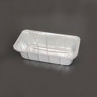 Barquette rectangulaire en aluminium jetable pour rôtissage et cuisson industriels, boîte en aluminium certifiée pour usage commercial en cuisine
