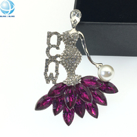 Broche de Sororité Grecque NCNW 1935 du Conseil National des Noirs, en Cristal Violet, pour Femmes, Accessoires, Charme, Bijoux, Cadeaux