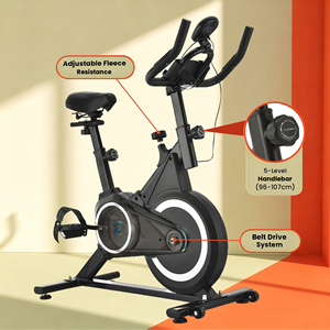 Bicicleta de <span class=keywords><strong>Spinning</strong></span> <span class=keywords><strong>Profesional</strong></span> de Grado Comercial con Control Magnético Silencioso, Servicio OEM Personalizado para Clubes de Fitness - Product Image 5