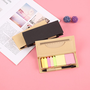 Manufacturer's boxed combination sticky notes with pen sticky notes sticky note strips set, <b>memo</b> <b>pad</b>, multi-use sticky notes - Product Image 1