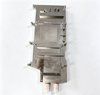 Plaque froide liquide en aluminium et cuivre, dissipateur thermique pour serveur GPU à refroidissement liquide, plaque froide de refroidissement liquide personnalisée