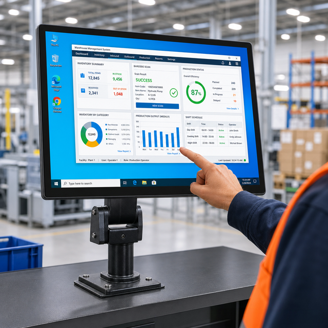 43 Inch Shenzhen Factory Windows 11 All in One G+G Touch PC Officially Licensed Good Quality Industrial Grade Panel