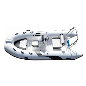 Bateaux à rames ouvertes CE 13 pieds Rib390 Orca Hypalon/PVC en fibre <span class=keywords><strong>de</strong></span> verre, bateaux <span class=keywords><strong>de</strong></span> <span class=keywords><strong>sauvetage</strong></span> gonflables avec auvent Bimini - Product Image 5