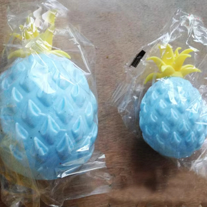 Small Pineapple Simulated <b>Squeeze</b> <b>Ball</b> Squishy Toy Super Soft TPR for All Ages Stress Relief & Creative Gift Popular for All - Product Image 3