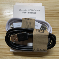 Chargeur rapide blindé USB Ladekabel Micro Usb Type-B 1M 2M 3M Câble de données de charge Câble Micro Usb