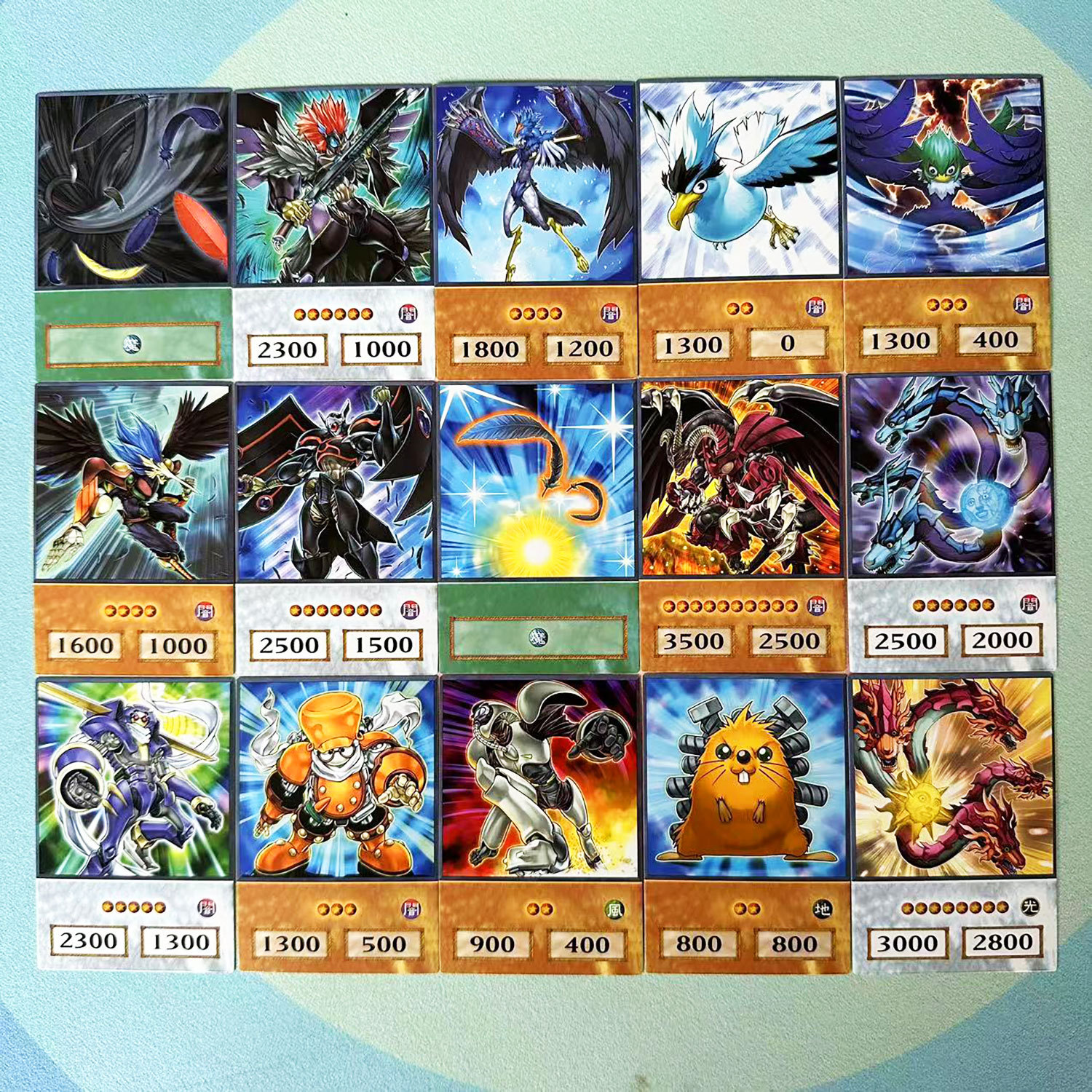 yugioh card board Card Sleeves: Yu-Gi-Oh!: Slifer, Obelisk, & Ra (SMALL) main image 1