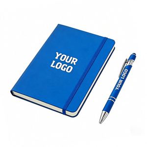 Wholesale Promo Business Gift Custom Logo A5 With Elastic Strap Journal Diary Notebook <b>Notepad</b> Note Book PU <b>Leather</b> Notebook - Product Image 1