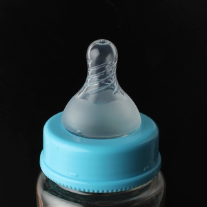 Tétine pour bébé avec <span class=keywords><strong>lait</strong></span> maternel naturel givré à large alésage avec accessoires de biberon en silicone à large ouverture - Product Image 1