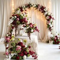Arrangement floral de luxe pour mariage et événements, centre de table floral, centre de table de mariage
