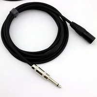 Câble Audio professionnel 6.35mm XLR Mono stéréo 1/4 Jack HIFi femelle mâle XLR pour Microphone et haut-parleur pour une utilisation en voiture