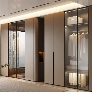 Armario de Madera Ecológico de Diseño Moderno y Lujoso, Personalizable, Ahorra Espacio, para Dormitorio, Hogar, Apartamento - Mueble de Armario Minimalista - Product Image 1