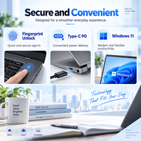 Ordinateur portable Intel Core 3 100U 15,6 pouces 16 Go de RAM 512 Go SSD Win11 Office 2024 WiFi6 Type-C Clavier rétroéclairé Ordinateur portable professionnel SKD CKD Portatil