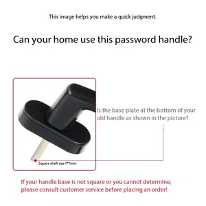 Combinazione di <span class=keywords><strong>codice</strong></span> Password in lega di alluminio Smart vetro serratura porta finestra <span class=keywords><strong>con</strong></span> <span class=keywords><strong>maniglia</strong></span> - Product Image 3