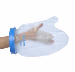 Protège-bras court imperméable Sealcuff – Nouveau design pour adulte après blessure, pansement, bandage, plaie, usage médical - Product Image 5