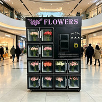Casiers distributeurs de fleurs à 8 compartiments individuels / Idées de petites entreprises : Distributeur automatique de fleurs