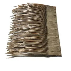 Plastic Palm Tree Leaf Roof Tiles Stylish Outdoor Decorative Element