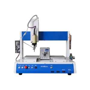 Linha montagem Screwing Full Automatic Screw Locking Machine com plataforma dupla vácuo sucção tipo parafuso máquina de fixação