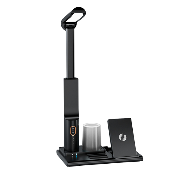 Folding Desk Lamp Wireless Charger 15W Fast Charging Station with Pen Holder Table Lamp