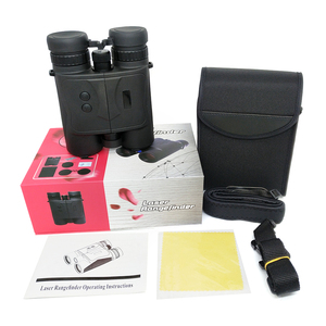 Jumelles télémètre laser de chasse 10x42, prisme de toit BAK4, revêtement FMC vert, précision +/-1m, mesure de la vitesse et de la portée (6-1500m) - Product Image 5