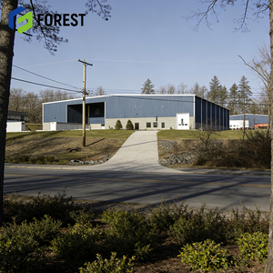 Rockwool Insulation Manufacturing Plant Building for Food Grade Storage Skylight <b>Roof</b> Commercial Steel Warehouse Electrical - Product Image 1