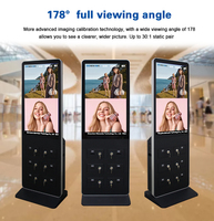 Kiosco Publicitario LCD Android de 32 y 43 Pulgadas, Estación de Carga USB para Teléfonos Inteligentes, Señalización Digital con Bloqueo