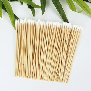 Hisopos de Bambú Saint Bamboo Cotton de 148 mm con Punta Individual para Desmaquillar y Uso General - Product Image 1