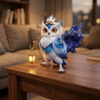 Weimeitoy Figurine d'art personnalisée en PVC et ABS, Hibou céleste, Figurine d'anime, Statue fantastique, Échelle 1/12, Prévente, Faible MOQ, Design de figurine animale de bureau